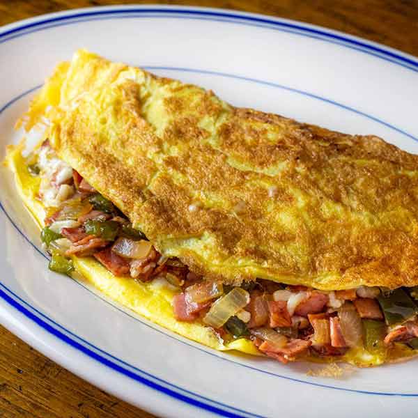 Western omelet wraps