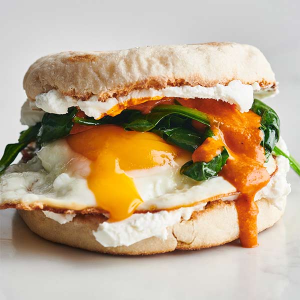 Egg Sandwich Veggie lover