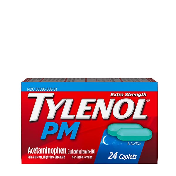 Tylenol PM Caplets 24 Caps by Tylenol