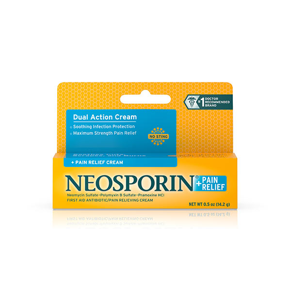 Neosporin + Pain Relief Cream Maximum Strength 0.5 Oz by Neosporin