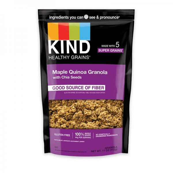 KIND Healthy Grains Healthy Grains Clusters, Maple Quinoa with Chia Seeds, 11 Ou