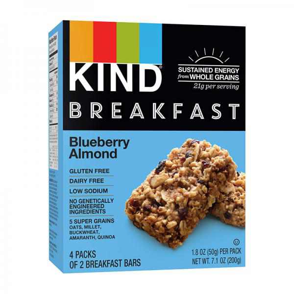 KIND Blueberry Almond Breakfast Bars - 4pk of 2 Bars