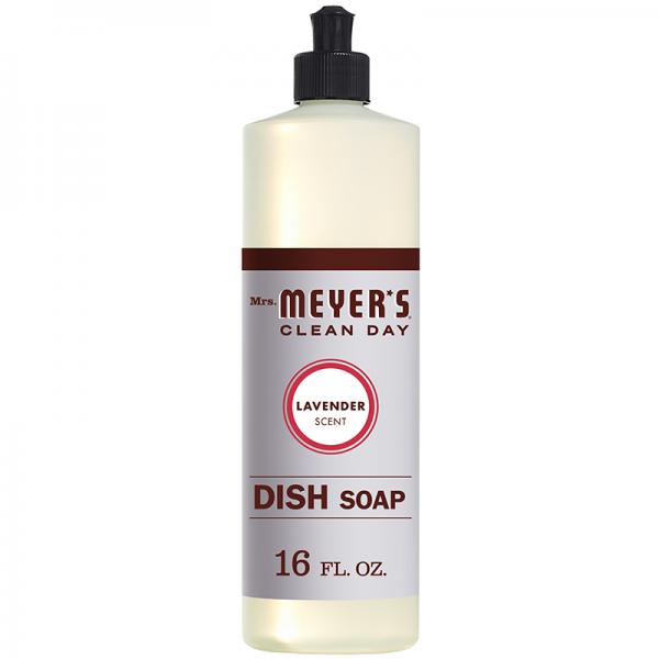 Mrs. Meyer's Clean Day Dish Soap, Lavender, 16-Ounce Bottles