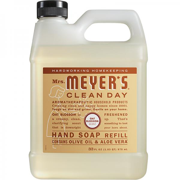 Mrs. Meyer's Liquid Hand Soap Refill, Oat Blossom, 33 OZ