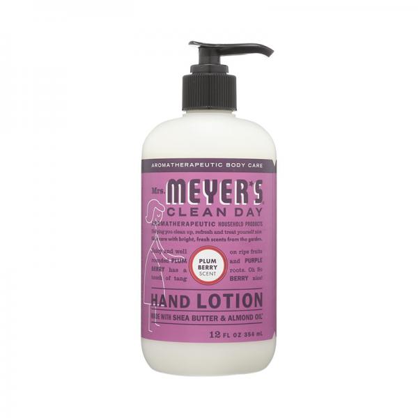 Mrs. Meyer’s Clean Day Hand Lotion, Plum Berry Scent, 12 ounce bottle