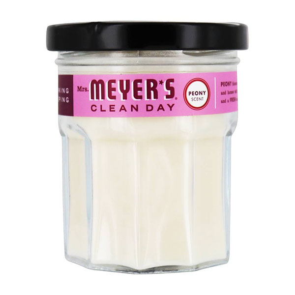 Mrs. Meyer's Clean Day Scented Soy Candle Peony - 4.9 oz