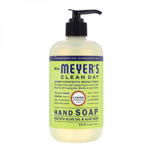 Mrs. Meyer's Clean Day Liquid Hand Soap, Lemon Verbena, 12.5 Fluid Ounce