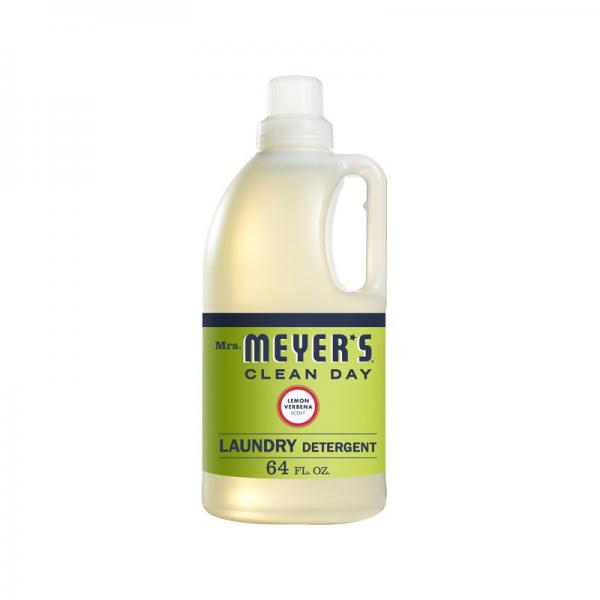 Mrs. Meyer's Clean Day Laundry Detergent Bottle, Lemon Verbena, 64 fl oz
