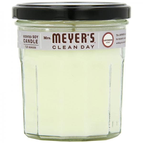 Mrs. Meyer's Clean Day Soy Candle, Lavender, 7.2-Ounce Glass Jars (Pack of 6)