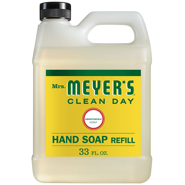(2 Pack) Mrs. Meyer´s Clean Day Hand Soap Refill, Honeysuckle, 33 Oz