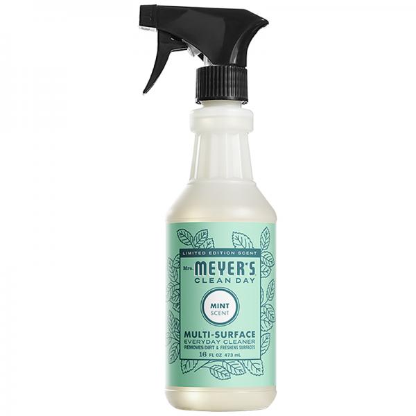 Mrs. Meyer's Clean Day Multi-Surface Everyday Cleaner Bottle, Mint Scent, 16 fl