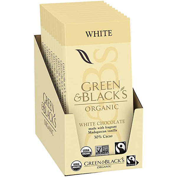 Green & Black'S Chocolate White, 3.17 Oz