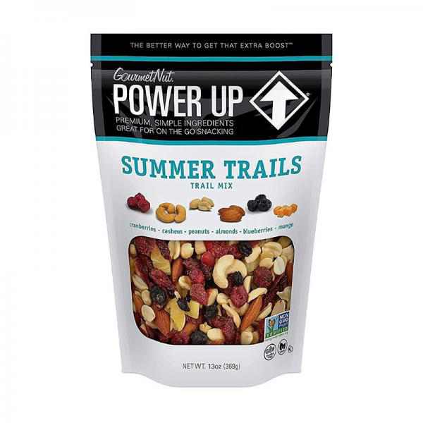 NEW Gourmet Nut Power Up Trail Mix SUMMER TRAILS MIX A Delicious Blend of Fruit