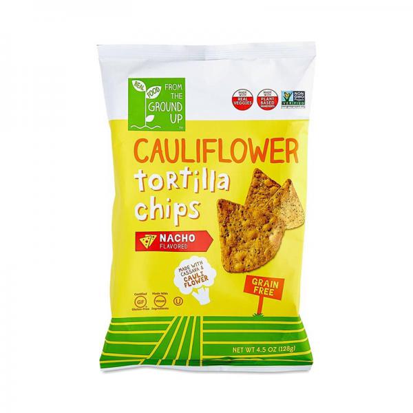 NACHO CAULIFLOWER TORTILLA CHIPS, NACHO