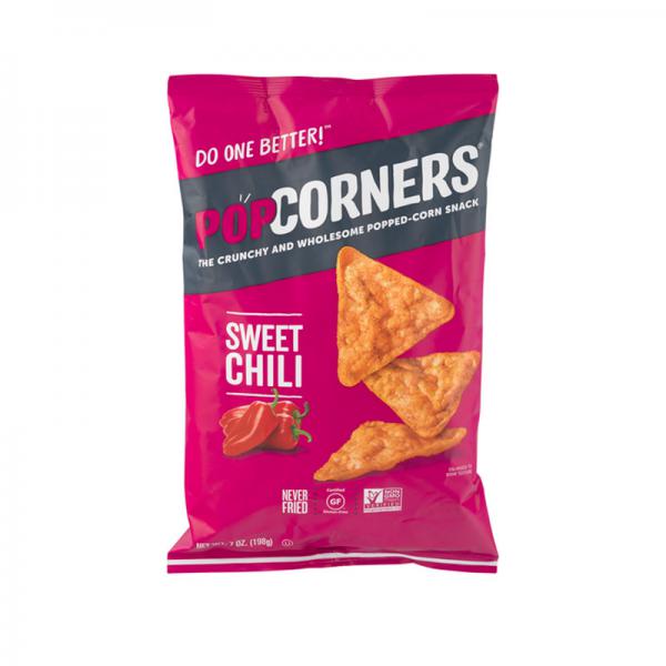 Popcorners Natural Popped Corn Chips 5-Ounce Package Sweet Chili Flavor (Pack of