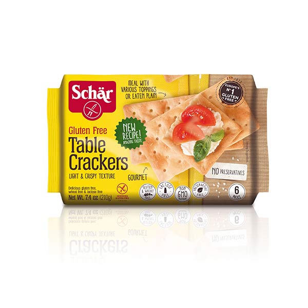 Schar Gluten Table Crackers 7.4 Oz Pack of 5 - All