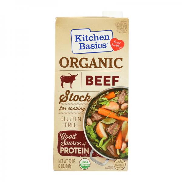 Kitchen Basics Organic Beef Stock, 32 Oz.