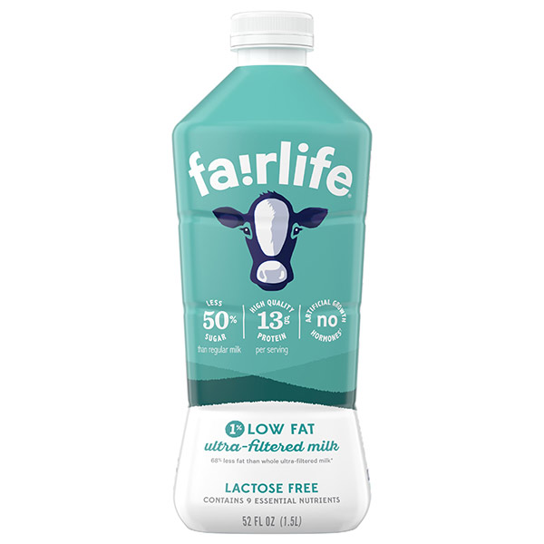 Fairlife Ultra-Filtered 1% Low Fat Milk, 52 Fl Oz
