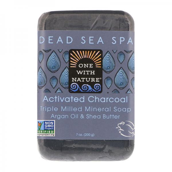 One with Nature, Bar Soap,activat Charcoal 7 Oz