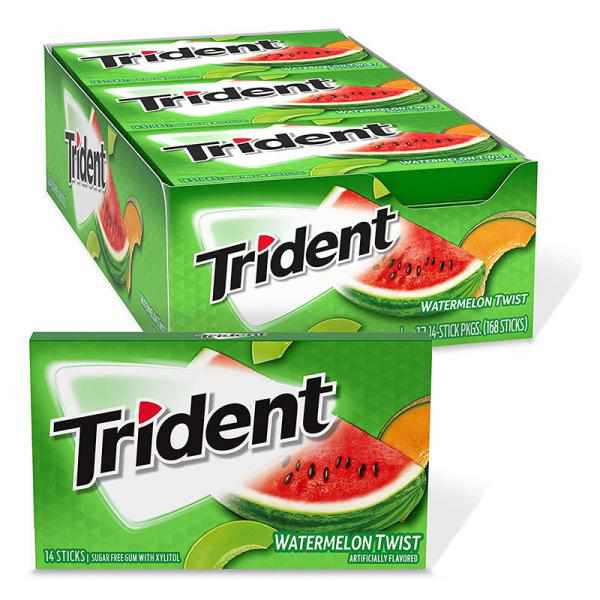 Trident Sugar Free Watermelon Twist Chewing Gum 14 Pc.