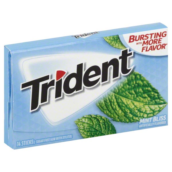 (5 Pack) Trident Mint Bliss