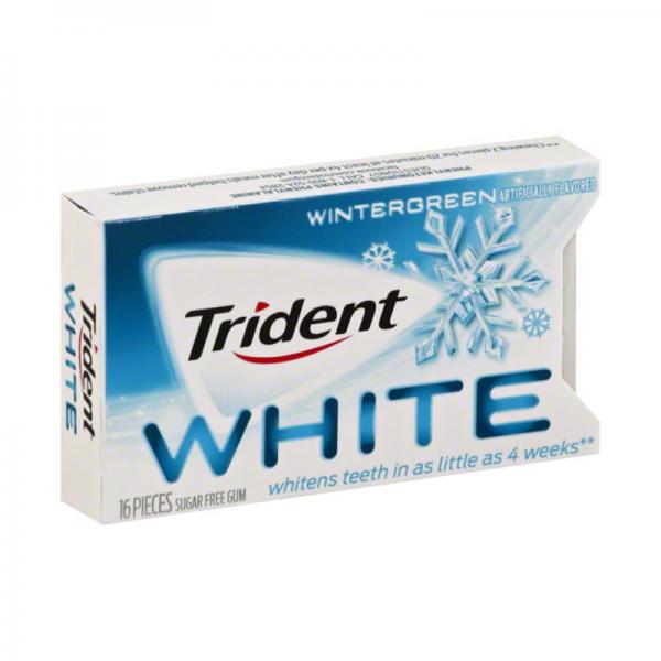 Mondelez Trident White Gum, 16 Ea
