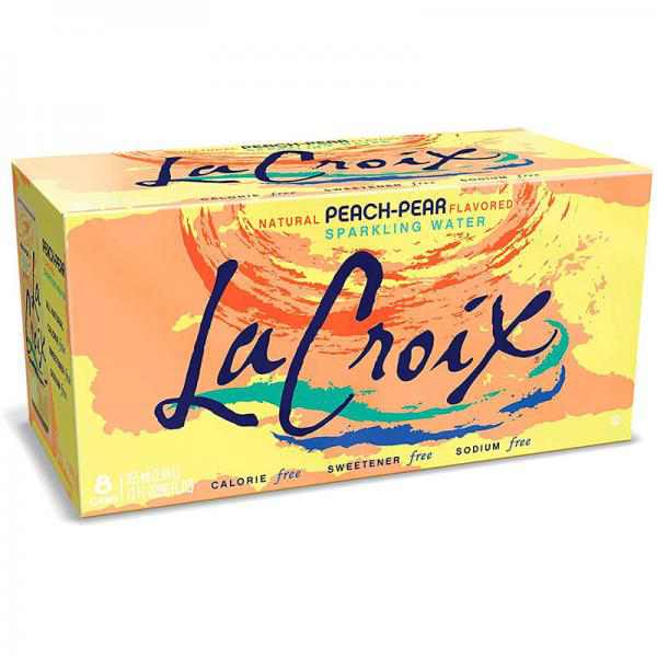 Lacroix Sparkling Water, Peach Pear, 12 Count