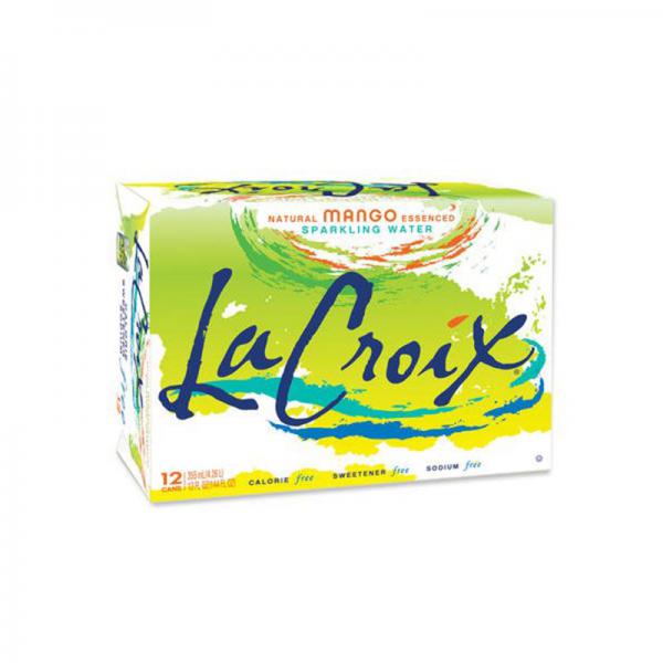 LaCroix Sparkling Water - Mango 12pk/12 fl oz Cans, 12 / Pack (Quantity)
