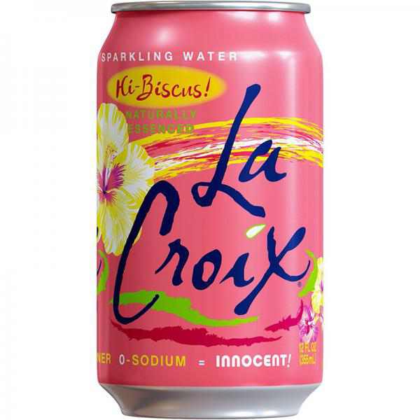 LaCroix Sparkling Water, 12 Ozb HIbiscus Case of 12 Cans