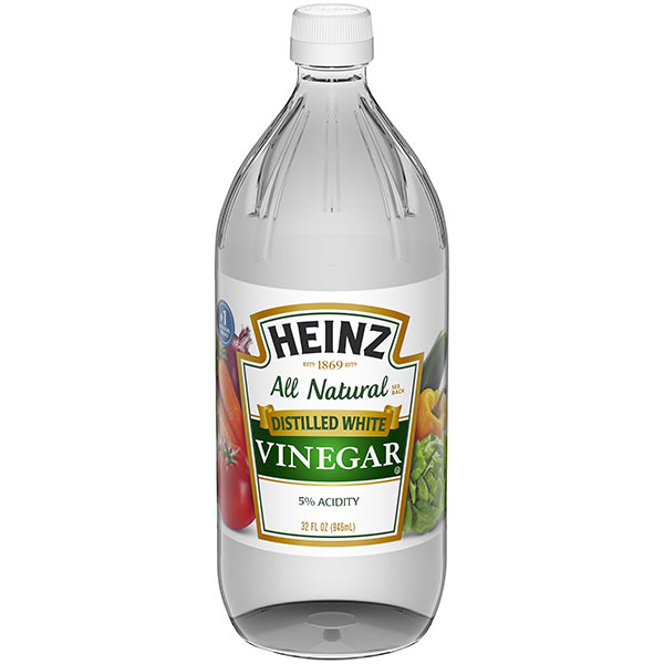 (4 Pack) Heinz Distilled White Vinegar, 32 Fl Oz Bottle