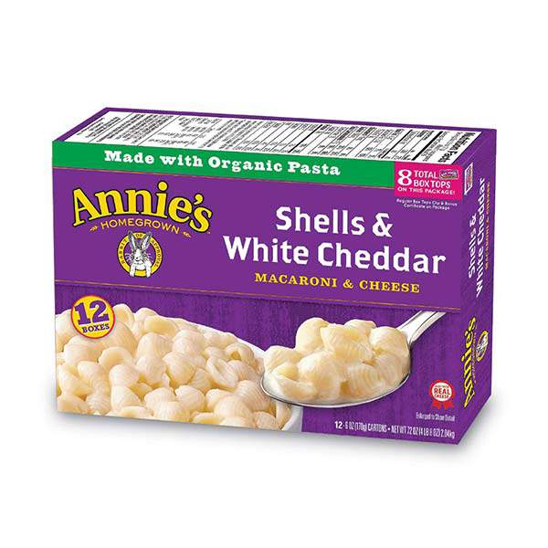 (12 Pack) Annie's Shells & White Cheddar Mac & Cheese