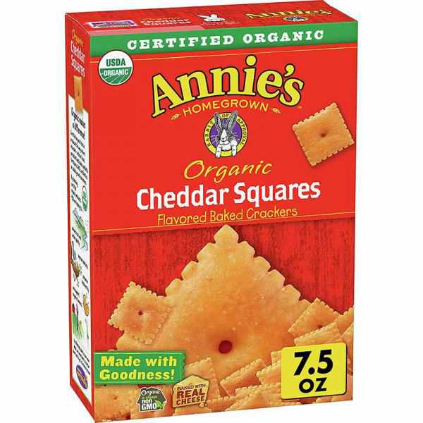 Annie's Homegrown Organic Cheddar Squares