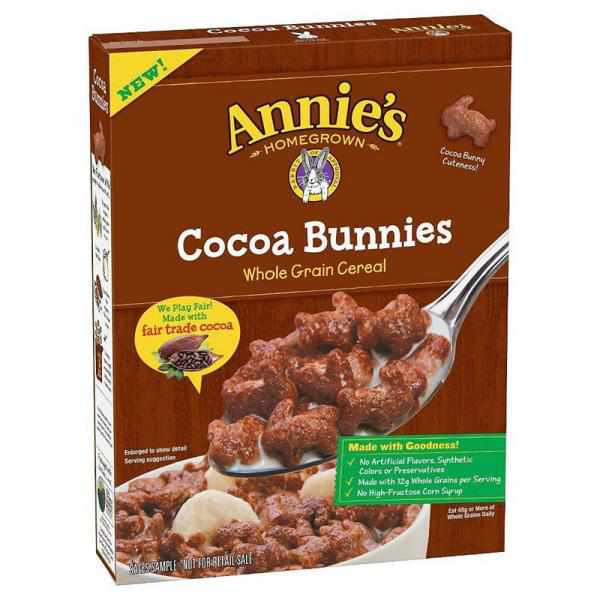 Annie's Cocoa Bunnies Whole Grain Breakfast Cereal - 9oz- General Mills