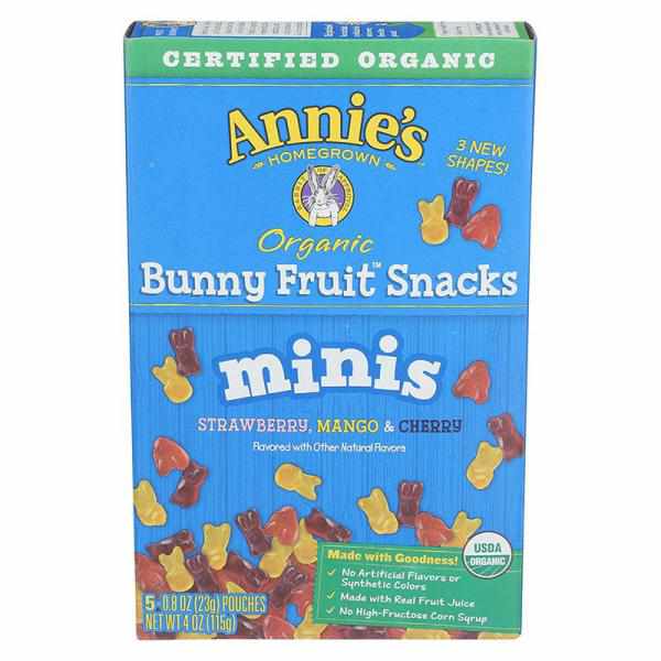Annie's Mini Bunny Fruit Snacks - 5ct