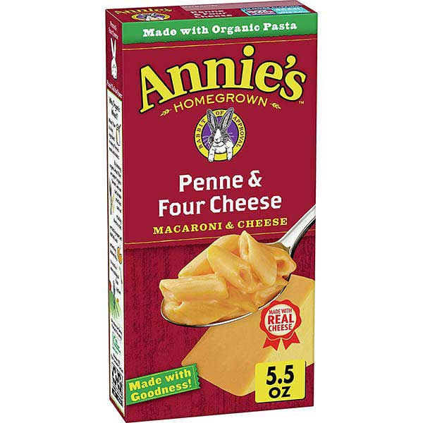  Annie's Natural penne Macaroni & Cheese Four Cheese 5.5 oz