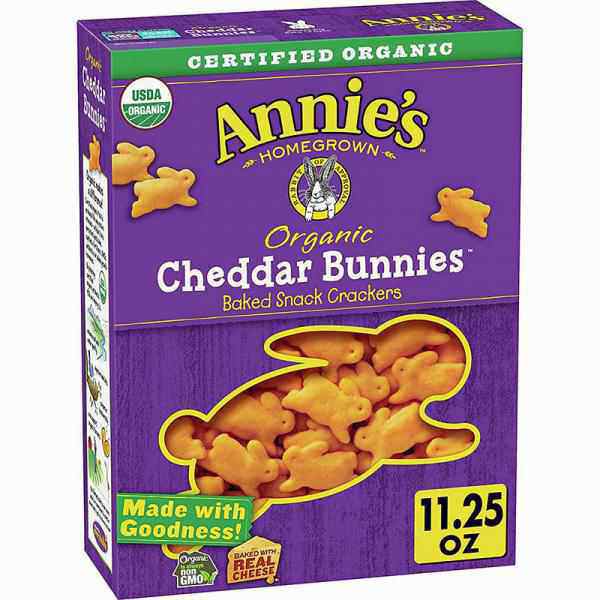 Annie's Homegrown Cheddar Bunnies Baked Snack Crackers