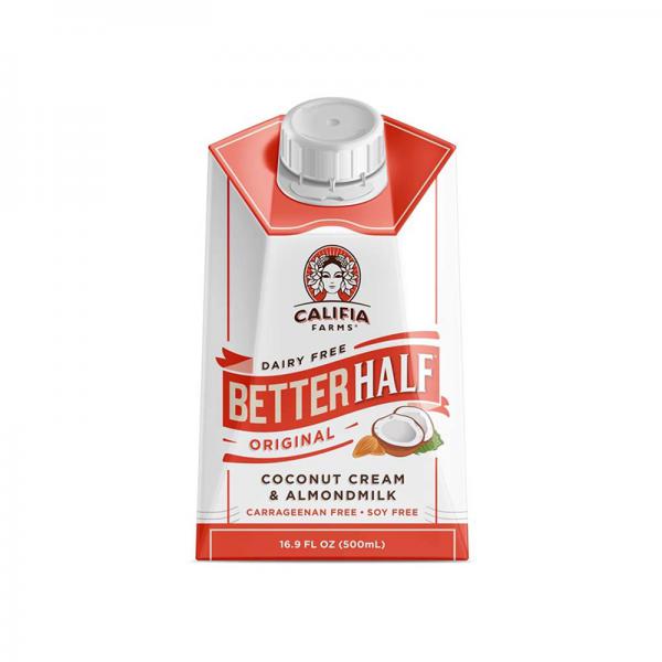 Califia Farms Dairy-Free Better Half Original Coconut Cream & AlmondMilk - 16.9