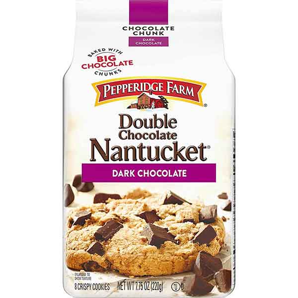 Pepperidge Farm Nantucket Crispy Double Chocolate Chunk Cookies - 7.75oz