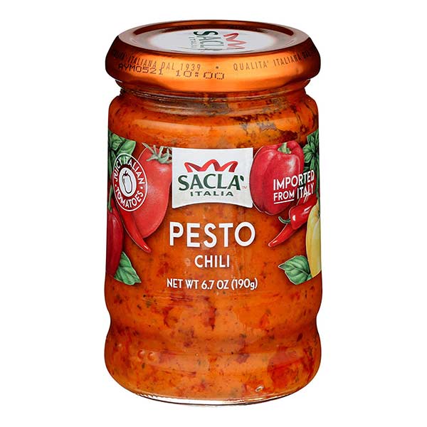 Sacla, Pesto Fiery Chili, 6.7 Ounce