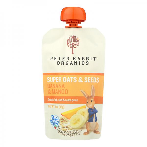 PETER RABBIT ORGANICS Peter Rabbit Organics - Oats&seeds Bana&mango - Case of 10 - 4 OZ