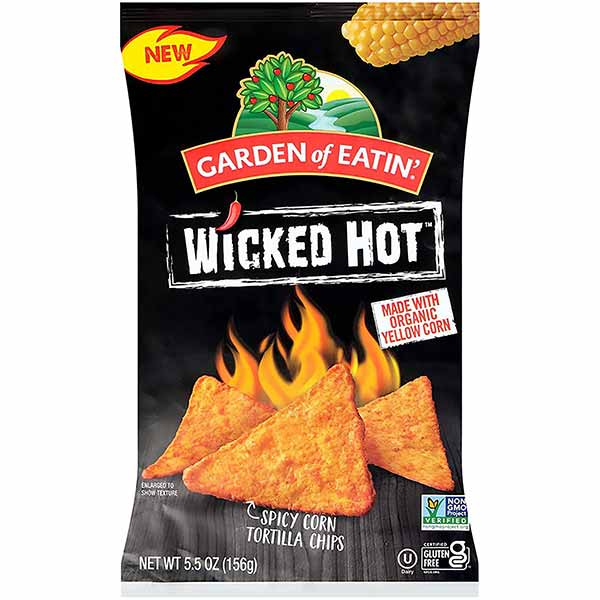 Garden of Eatin' Tortilla Chips, Wicked Hot, 5.5 Oz