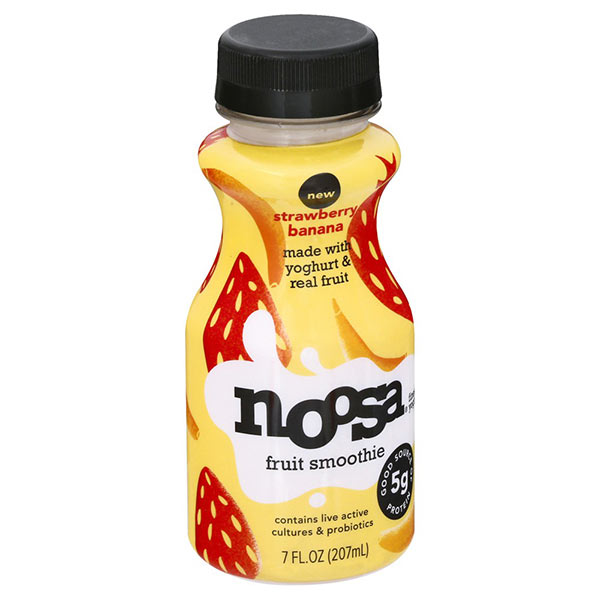 Noosa Strawberry Banana Fruit Smoothie, 7 Oz.
