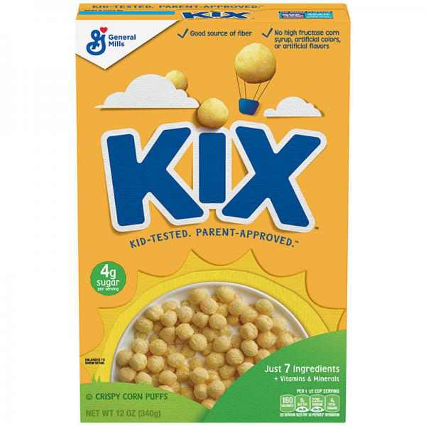 Kix Breakfast Cereal - 12oz - General Mills