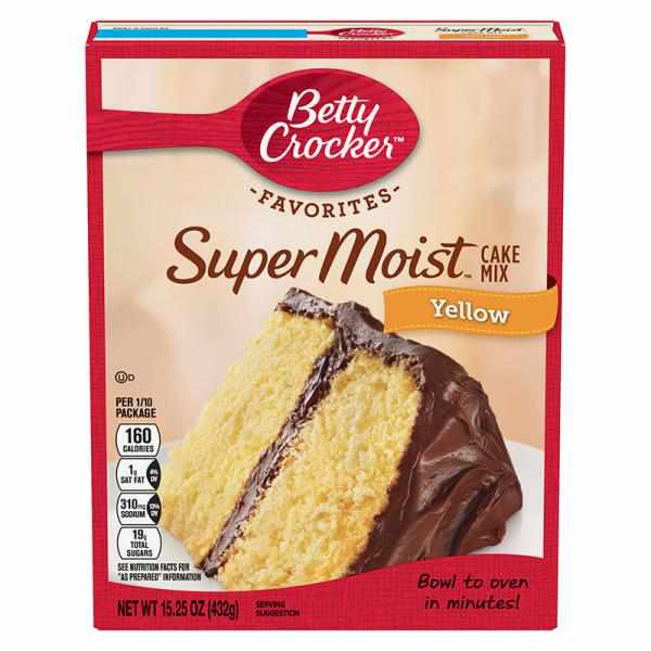 Betty Crocker Super Moist Yellow Mix 15.25 oz