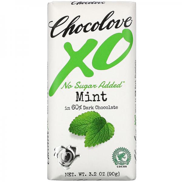 Xo, Mint In 60% Dark Chocolate Bar, 3.2 Oz (90 G) - Chocolove