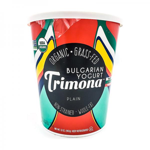 Trimona Foods, Yogurt Bulgarian Plain Organic, 32 Ounce
