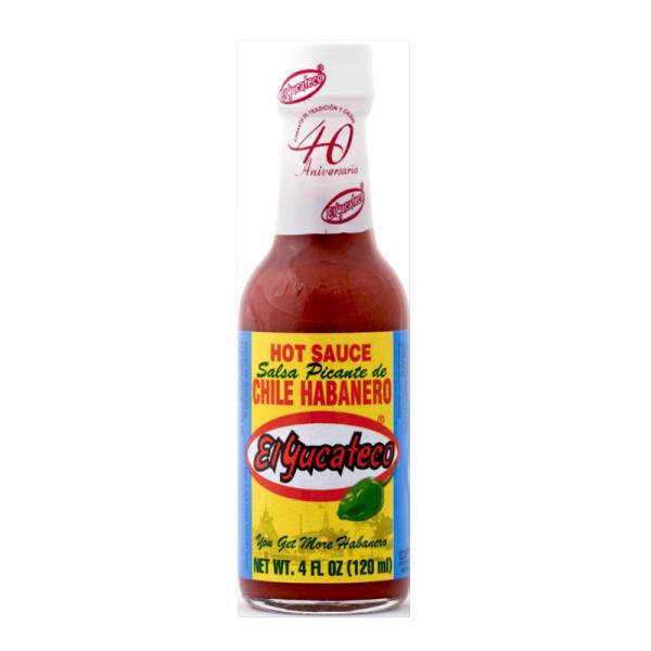 El Yucateco Red Chile Habanero Hot Sauce 4 oz