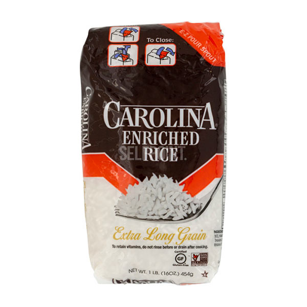 Carolina Enriched Rice, Extra Long Grain, 16 oz