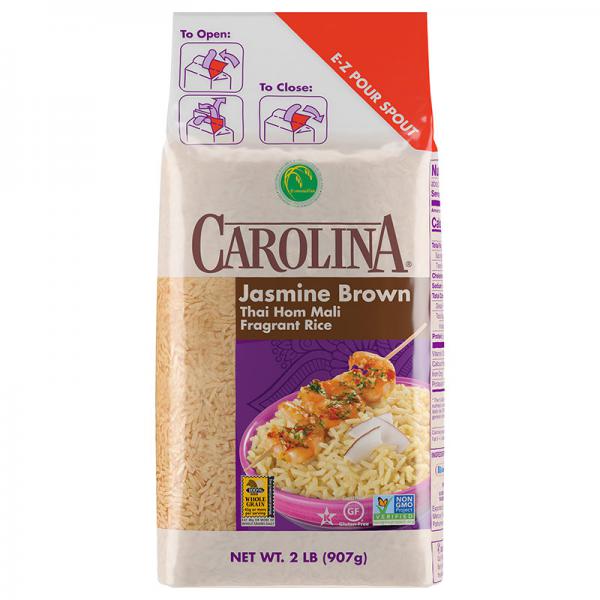 Carolina Brown Jasmine Rice, 2-Pound Bag