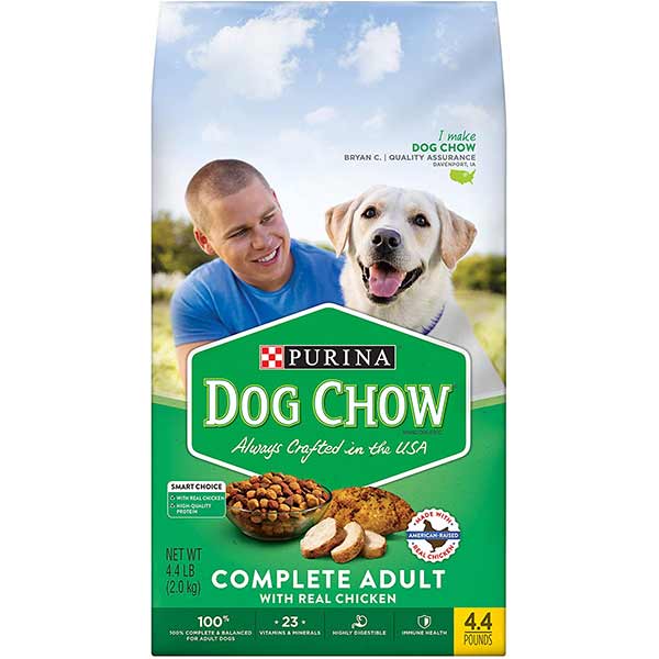 Purina Dog Chow with Real Chicken Adult Complete & Balanced Dry Dog Food - 4.4lb
